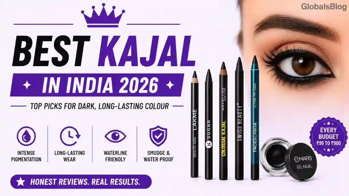 Best Kajal in India 2026 - Top Picks for Dark, Long-Lasting Colour