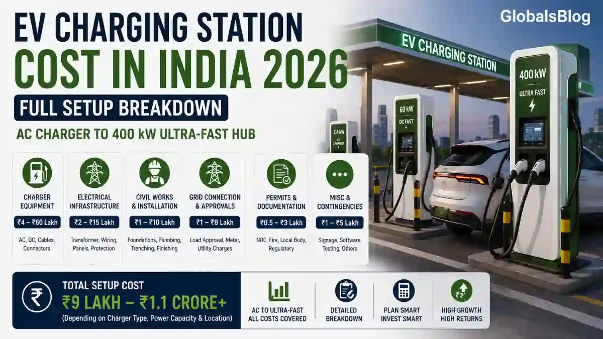 EV Charging Station Cost in India 2026 | Full Setup Breakdown