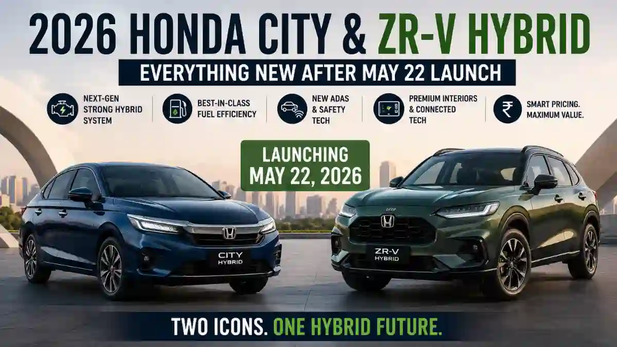 2026 Honda City & ZR-V Hybrid: Everything New After May 22 Launch