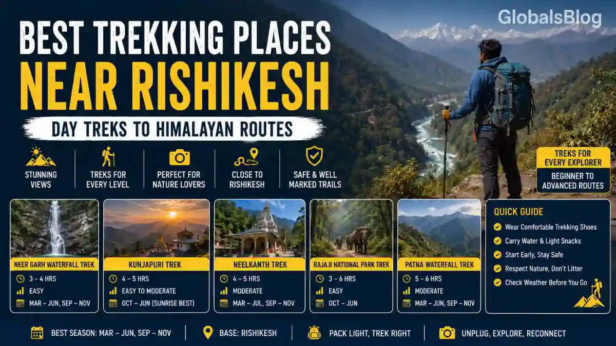 Best Trekking Places Near Rishikesh 2026 | Day Treks to Himalayan Routes